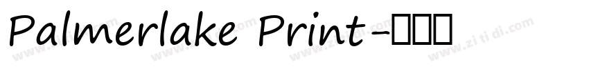 Palmerlake Print字体转换